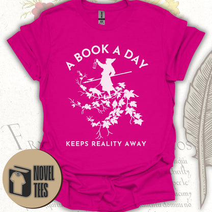 A BOOK A DAY T-SHIRT